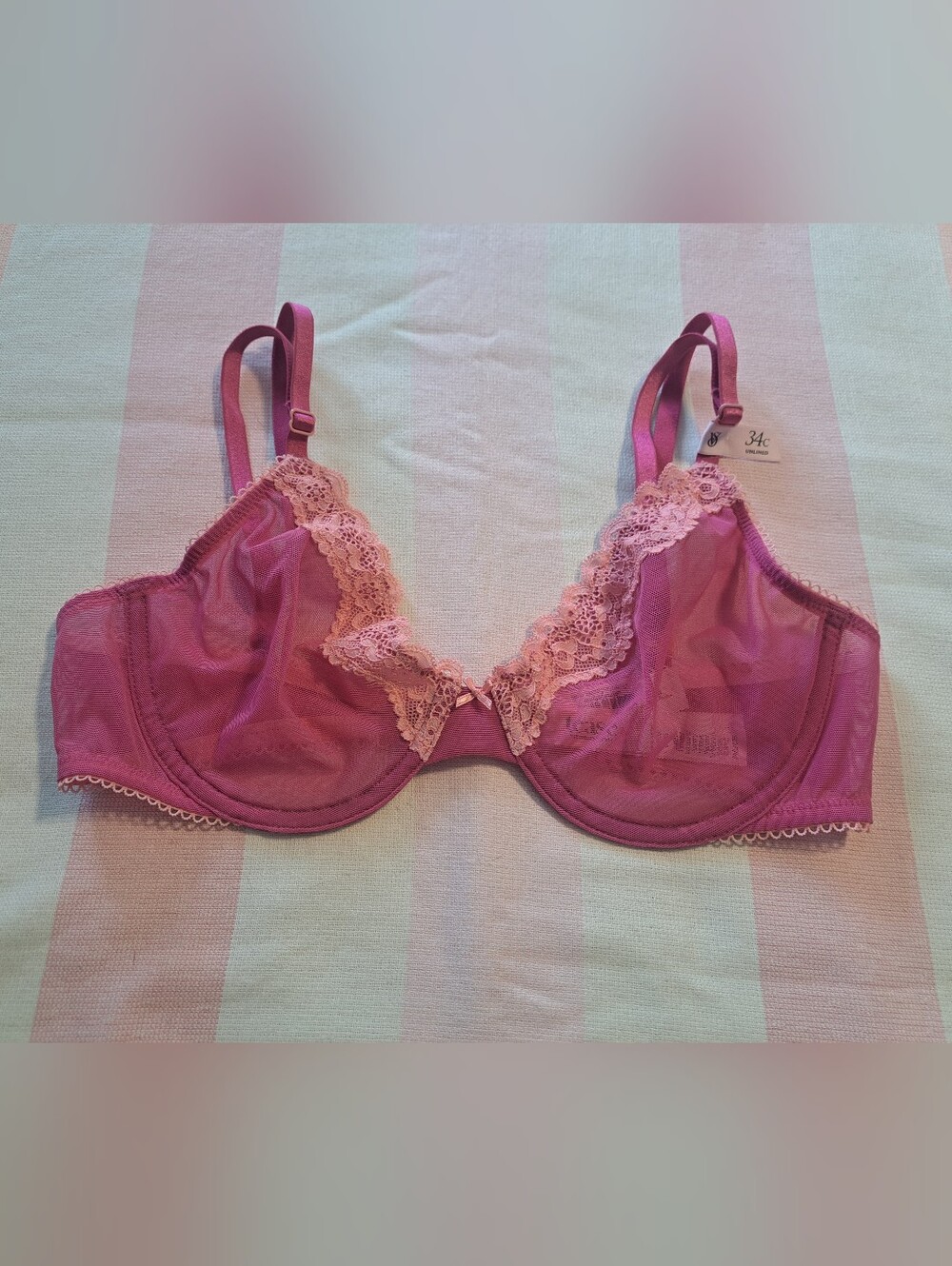 VS Unlined bra (34C) New